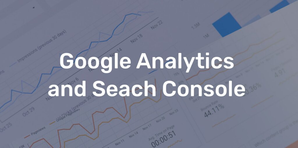 Google analytics google search console